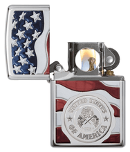 Load image into Gallery viewer, American Stamp on Flag
