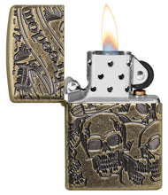 Load image into Gallery viewer, Armor&lt;sup&gt;®&lt;/sup&gt; Freedom Skull Antique Brass
