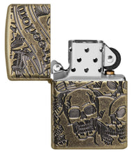 Load image into Gallery viewer, Armor&lt;sup&gt;®&lt;/sup&gt; Freedom Skull Antique Brass
