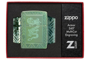Armor<sup>®</sup> High Polish Green Elegant Dragon