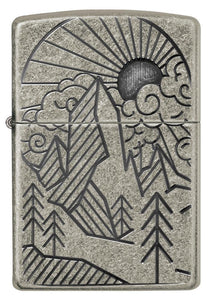 Armor® Antique Silver Mountain Design