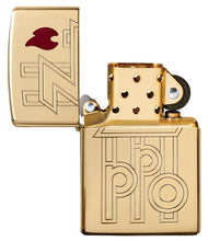 Load image into Gallery viewer, Armor&lt;sup&gt;®&lt;/sup&gt; High Polished Brass Abstract Logo
