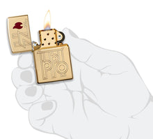 Load image into Gallery viewer, Armor&lt;sup&gt;®&lt;/sup&gt; High Polished Brass Abstract Logo
