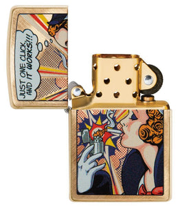 Brass Windy Pop Art Design