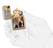 Load image into Gallery viewer, Brass Windy Pop Art Design
