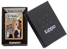 Load image into Gallery viewer, Brass Windy Pop Art Design
