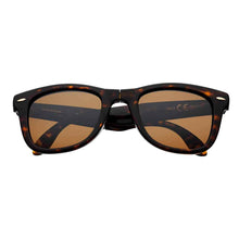 Load image into Gallery viewer, Brown Polarized Folding Sunglasses
